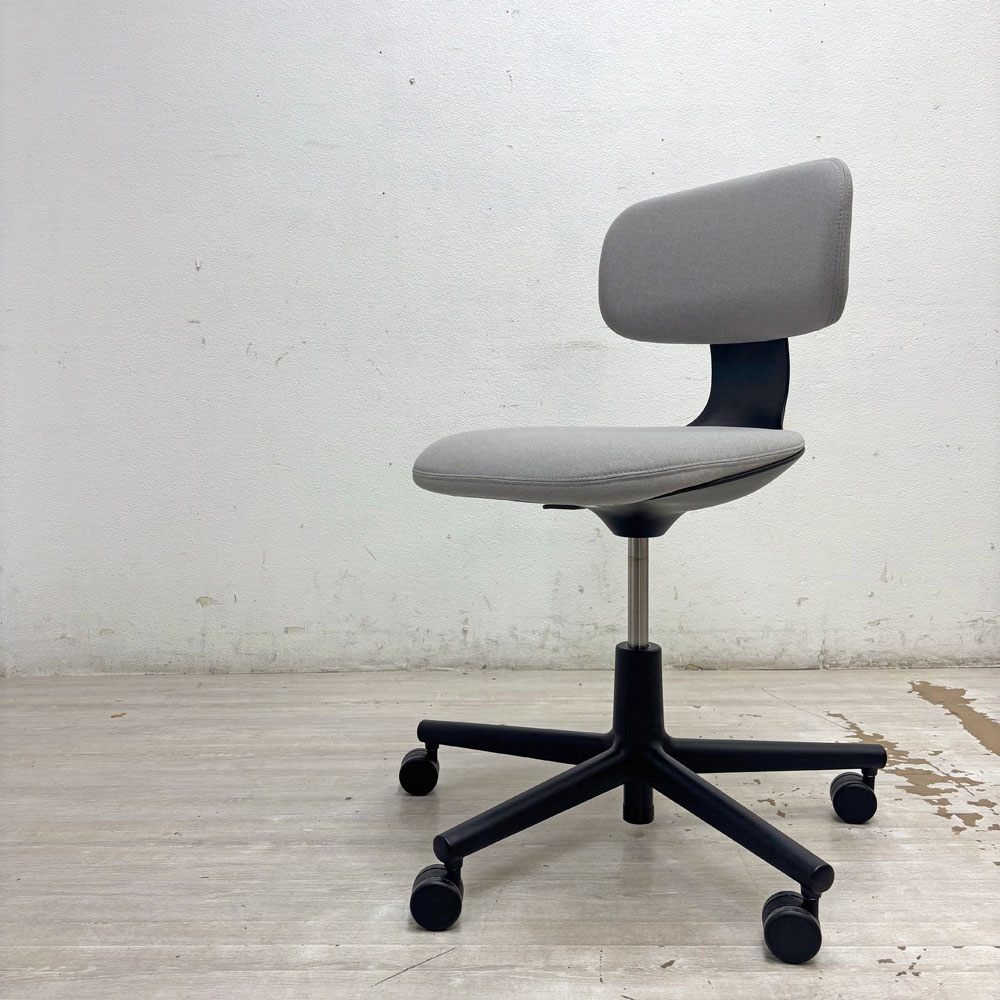 ヴィトラ vitra ルーキー Rookie デスクチェア キャスターチェア コンスタンチン・グルチッチ グレー系 ファブリッック 定価￥78,100- A ●