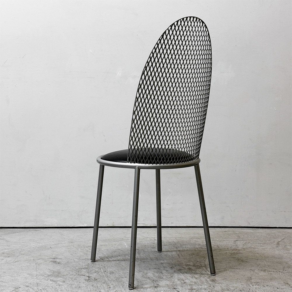 カッシーナ Cassina Interdecor ハル2チェア HAL2 クッションシート エキスパンテッドメタル 倉俣史朗 1987年 ポストモダン ビンテージ 希少 ●