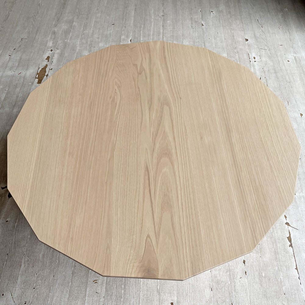 カリモクニュースタンダード Karimoku カラーウッドプレーン ラージ ローテーブル COLOUR WOOD PLAIN Large ショルテン ＆ バーイングス  国産クリ材 14角形 ナチュラル 定価￥85,800- ♪