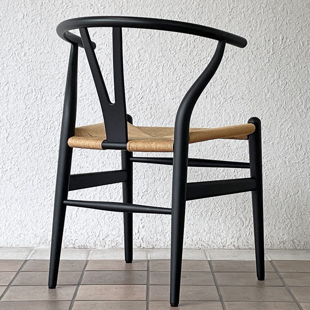 カールハンセン&サン Carl Hansen&Son Yチェア CH24 ハンス J. ウェグナー ビーチ材 ブラックラッカー 北欧家具 デンマーク  ◇