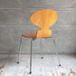フリッツハンセン Fritz Hansen 3101 アントチェア 4本脚 ナチュラルビーチ材 ラッカー仕上げ アルネ・ヤコブセン 北欧家具 B ♪