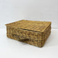 トラックファニチャー TRUCK FURNITURE RT バスケット RT BASKET RTB-4 フタ付き ラタン 布持ち手 底板 定価26,400円 ●