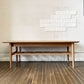 モモナチュラル Momo Natural リバーゲート RIVERGATE ローテーブル FD LOW TABLE エレベーターテーブル リフトアップ 昇降式 オーク材 W115cm 廃番サイズ ◎
