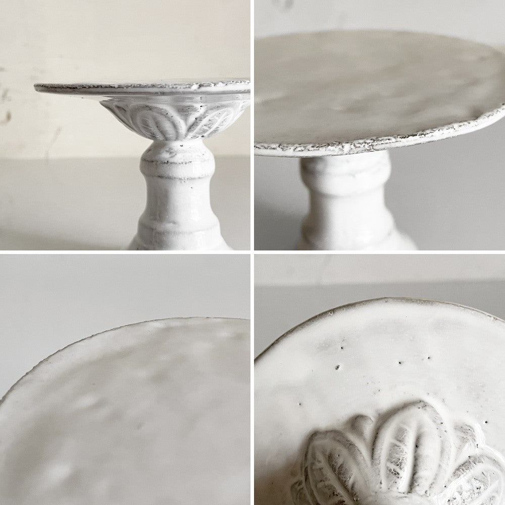アスティエ・ド・ヴィラット Astier de Villatte レリジュ Religieuse ディッシュスタンド コンポート W12cm 陶器 フランス ■