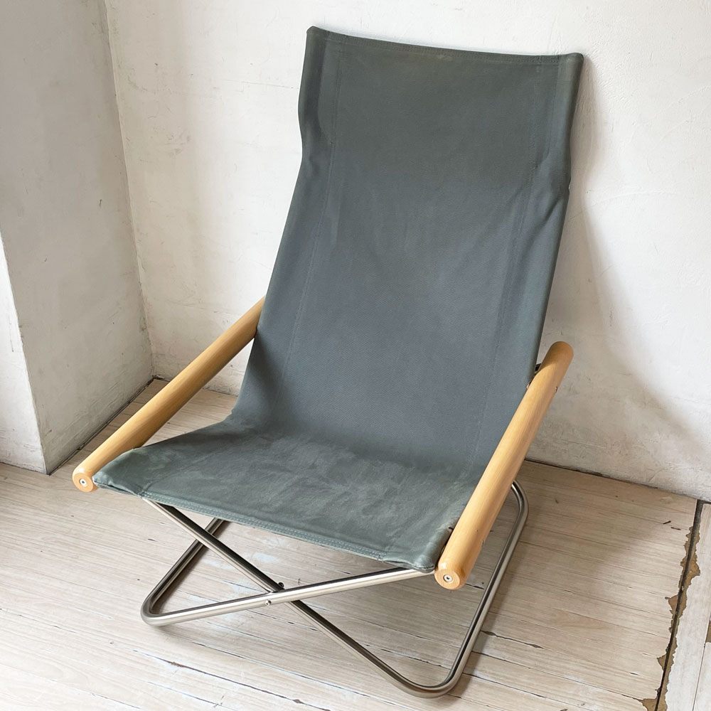 ニーチェア エックス Ny chair X フォールディングチェア グレー 折畳チェア 新居 猛 MoMA ★