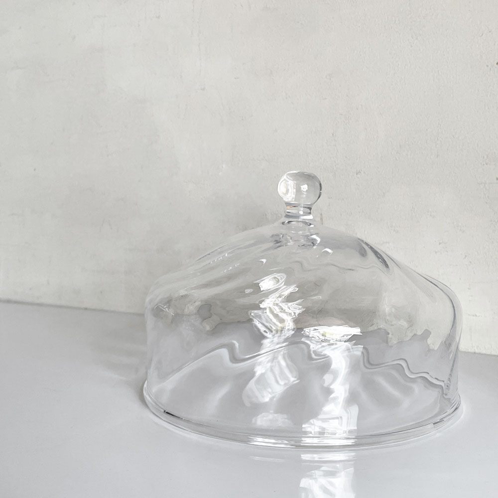 花岡 央 ガラスドーム フードカバー Φ20cm ガラス作家 現代作家 ■