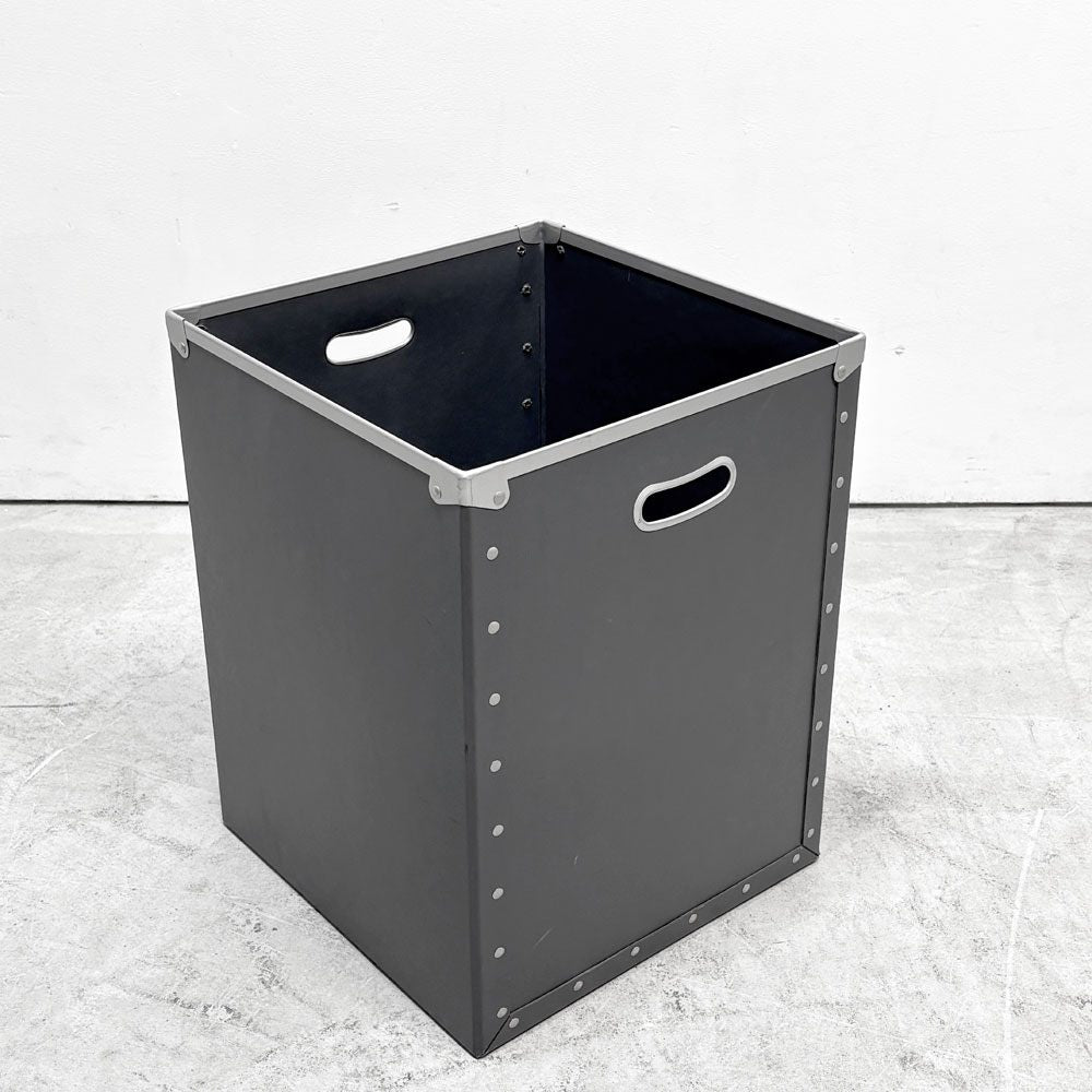 ユーエスエムハラー USMハラー USM Haller モジュラーファニチャー ブラック系 純正 パスコボックス 収納ボックス W34×Ｈ43 スイス A ●