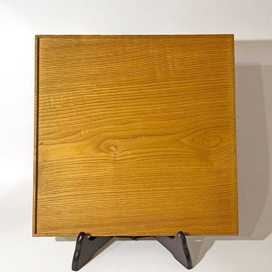 加藤良行 Yoshiyuki Katou 角盆 クリ無垢材 33cm 木の器 木工作家 現代作家 A ★