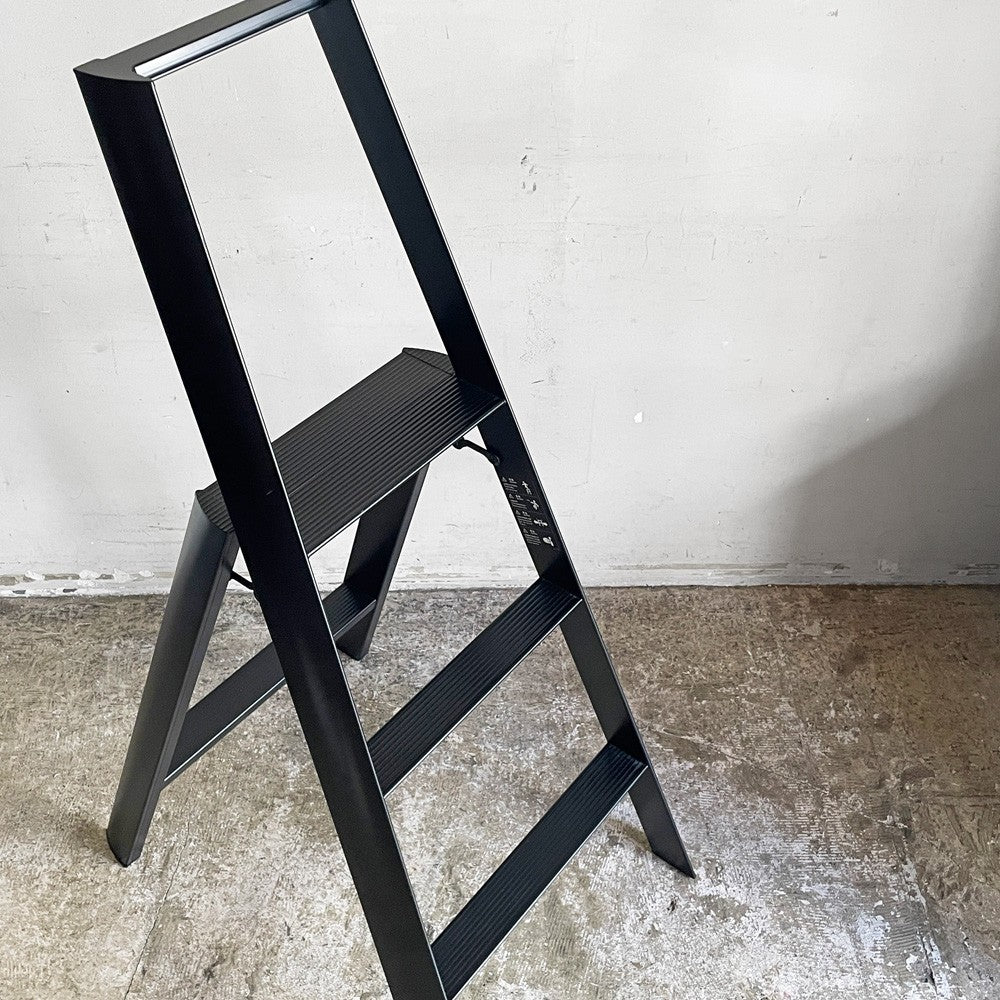 ルカーノ LUCANO ステップスツール Step stool 3ステップ 3-STEP 脚立 踏み台 ブラック 定価￥24,200- ■