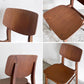 トラックファニチャー TRUCK FURNITURE トーチチェア TORCH CHAIR ダイニングチェア オーク材 ウッドシート ブラウン A ■