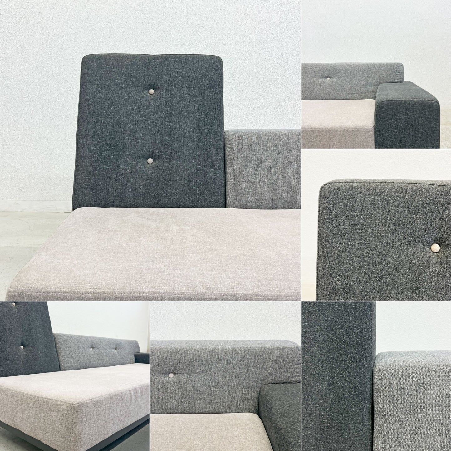 クラッシュゲート CRASH GATE コンフォーム COMFORM テット ソファ TET SOFA 2.5p 関家具 グレー 〓