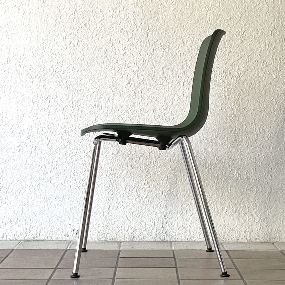 ヴィトラ vitra ハルチューブ HAL Tube サイドチェア ダイニングチェア スタッカブル グリーン ジャスパー・モリソン A ◇