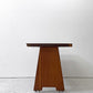 クラフトファニチャー Craft furniture ダイニングテーブル ウォールナット無垢材  耳付き 天然木 アジャスター付き W130cm ●