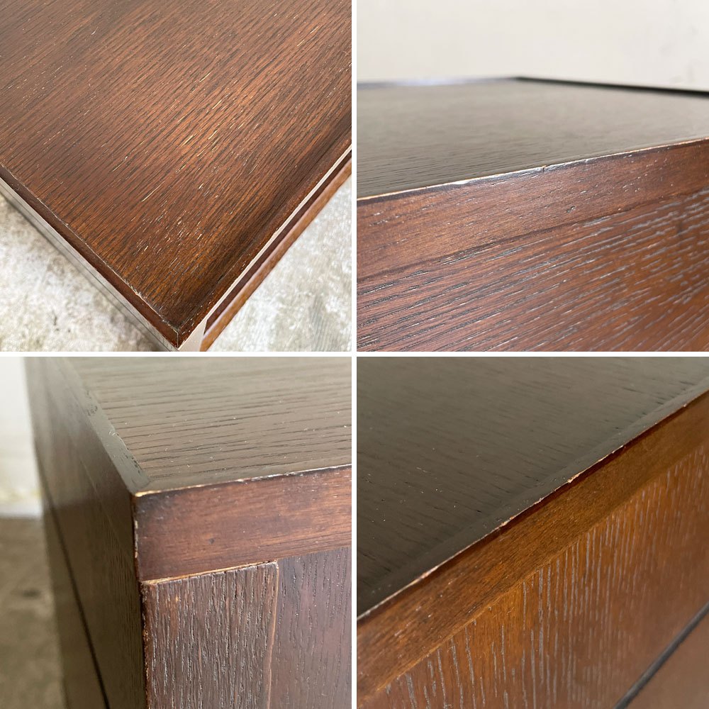 エーフラット a.flat サイドテーブル Side table v01 ナイトキャビネット サイドキャビネット アッシュ材 ブラウン H48cm 定価￥28,050- ■