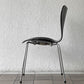 フリッツハンセン Fritz Hansen セブンチェア ダイニングチェア カラードアッシュ ブラック アルネ・ヤコブセン 北欧 デンマーク 定価￥76,780- A ◇