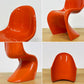 ヴィトラ デザインミュージアム Vitra Design Museum ミニチュアコレクション パントンチェア 1/6スケール オレンジ ◎