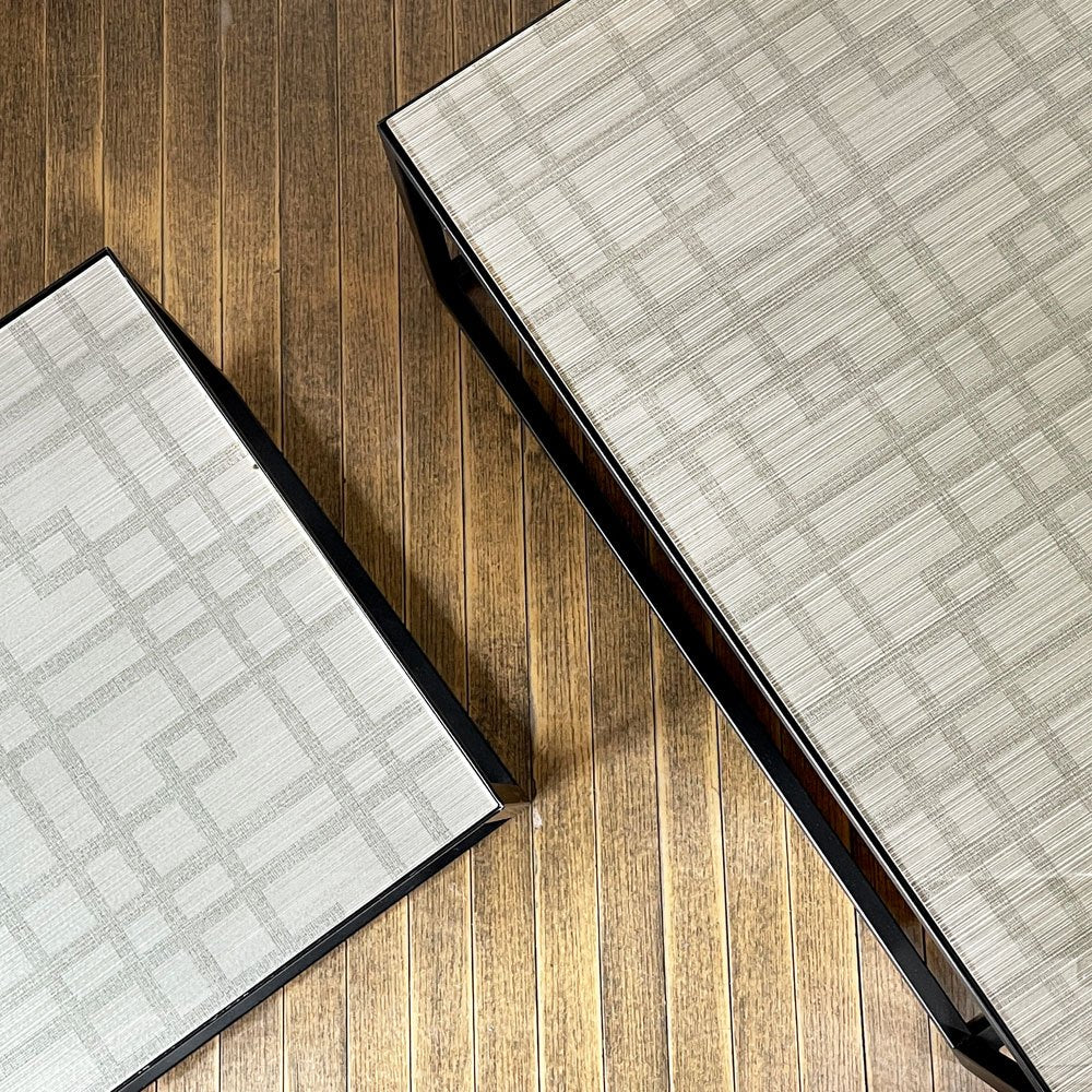 カーサ ブク CASA BUKU 横堀建築設計事務所 コーヒーテーブル W75cm ガラス天板 スチールレッグ モダンデザイン ◎