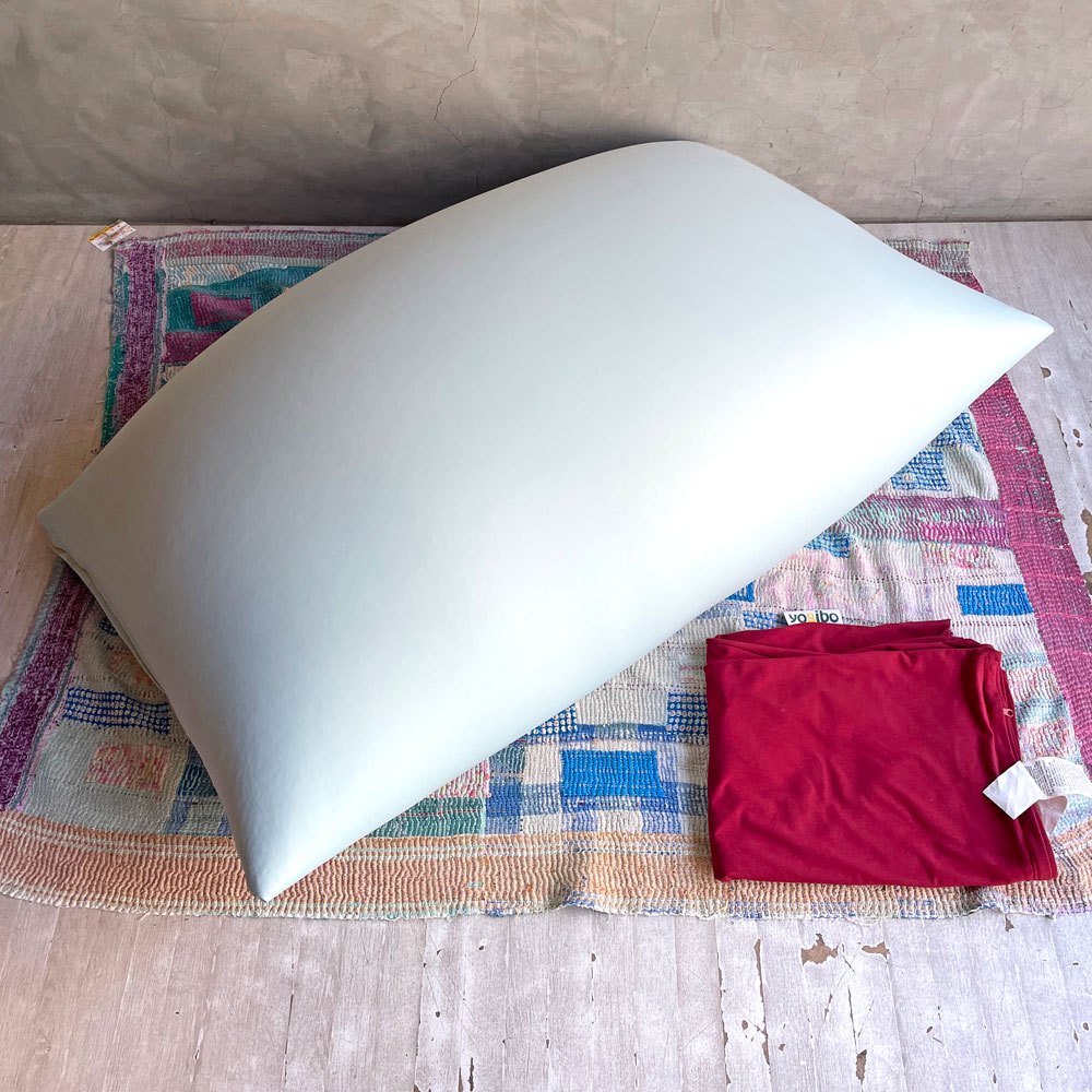 ヨギボー Yogibo ライト Lite ビーズソファ ビーズクッション フリースタイルソファ レッド カバー 定価￥28,490- ♪
