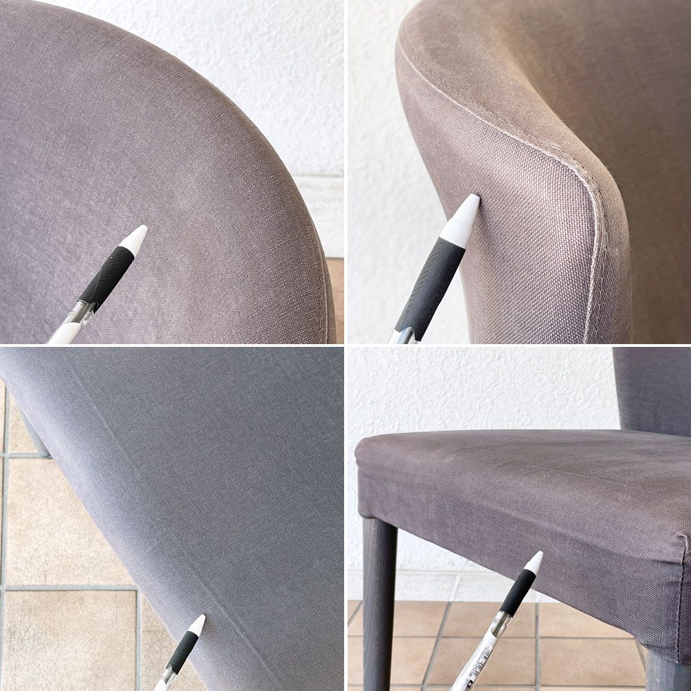リーンロゼ ligne roset ロゼチルコ チェア ROSETCIRCO CHAIR ダイニングチェア ファブリック グレー系 モダンデザイン フランス ◇