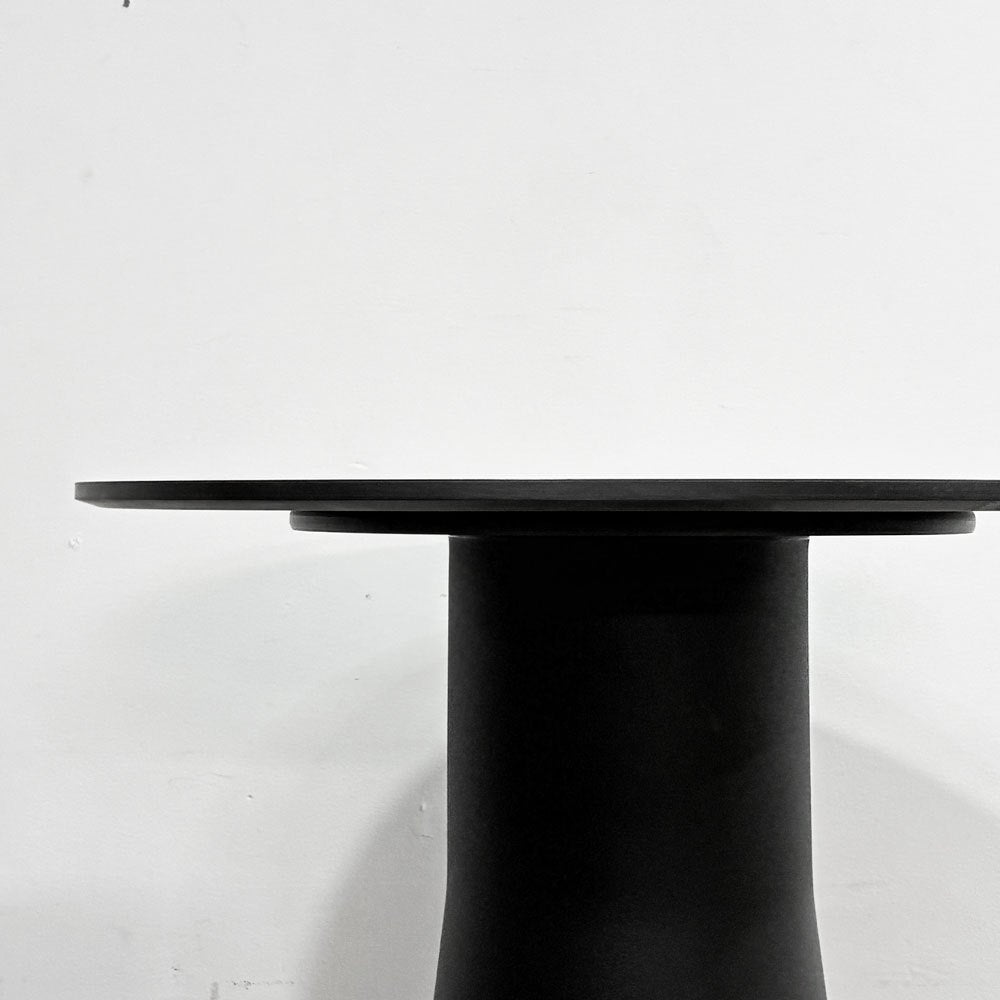 アンドリューワールド Andreu World リバーステーブル REVERSE カフェテーブル ラミネート天板 ブラックベース ラウンド Φ60cm モダンデザイン ●