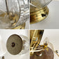 ヨーロピアンクラシカルデザイン European Classical Design テーブルランプ ガラスベース カットガラス ゴールド ファブリックシェード ■