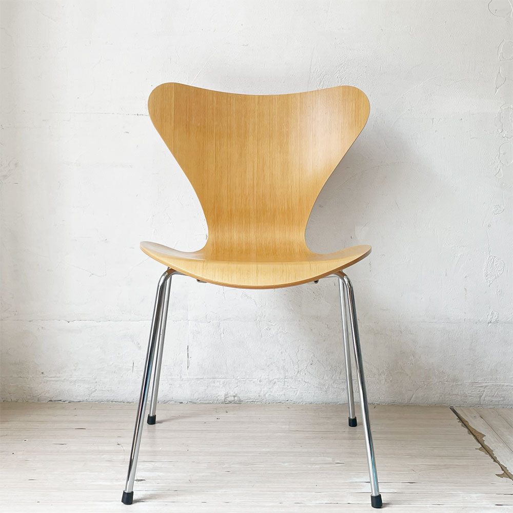 フリッツハンセン Fritz Hansen セブンチェア ダイニングチェア ビーチ材 ナチュラル アルネ・ヤコブセン 北欧家具 定価￥88,880- ★