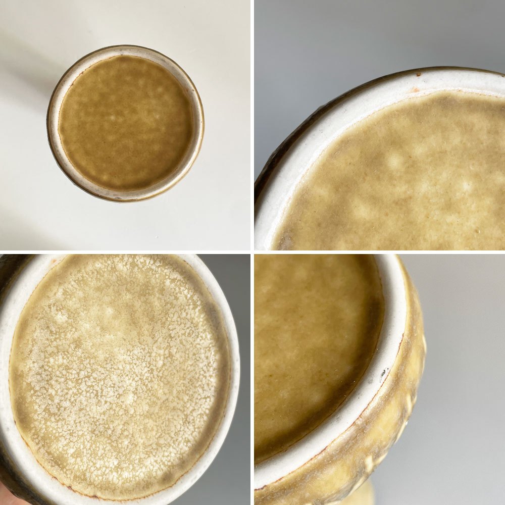 クロニーデン KRONJYDEN レリーフ RELIEF フラワーベース 花瓶 イェンス・H・クィストゴー デンマーク 北欧食器 北欧ビンテージ ■