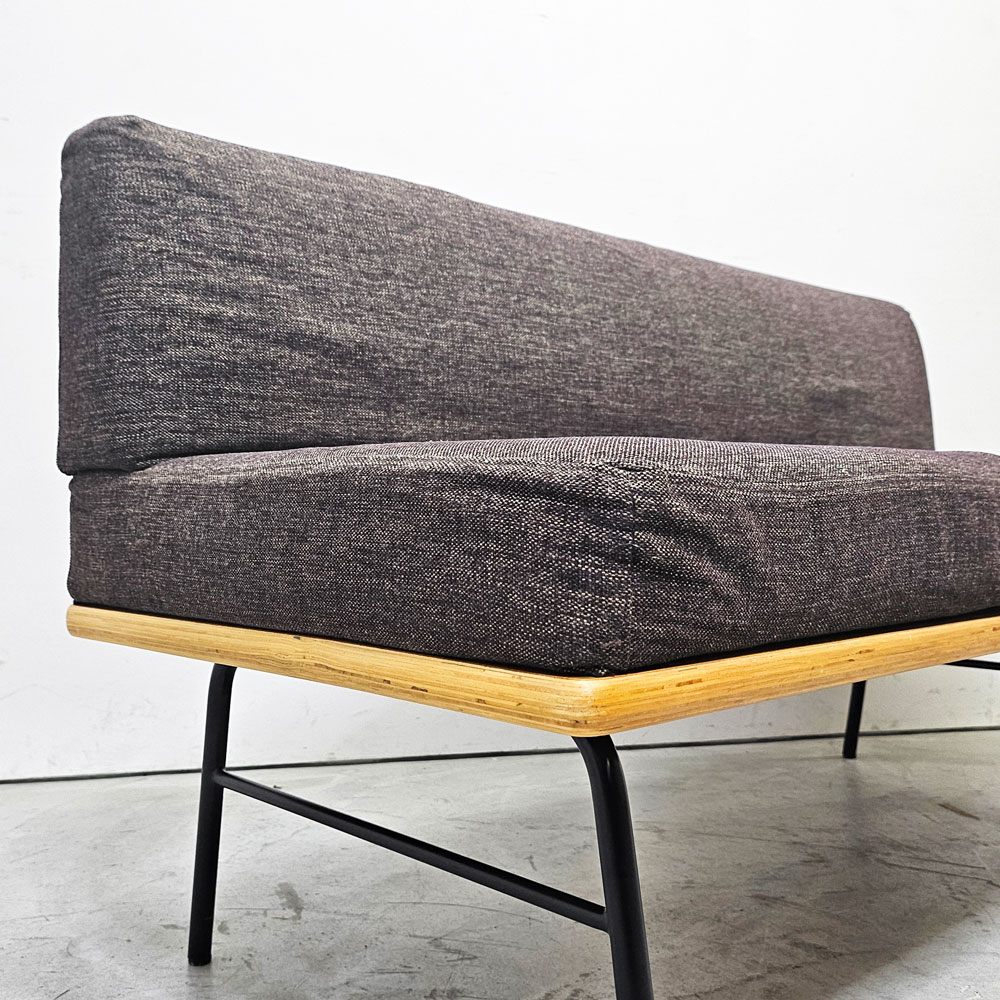 ウニコ unico ファニート ベンチ バックレスト FUNEAT bench backrest 鉄脚 オーク材  スチールレッグ カバーリング カフェスタイル W126cm 定価￥65,780- ●