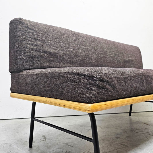 ウニコ unico ファニート ベンチ バックレスト FUNEAT bench backrest 鉄脚 オーク材  スチールレッグ カバーリング カフェスタイル W126cm 定価￥65,780- ●