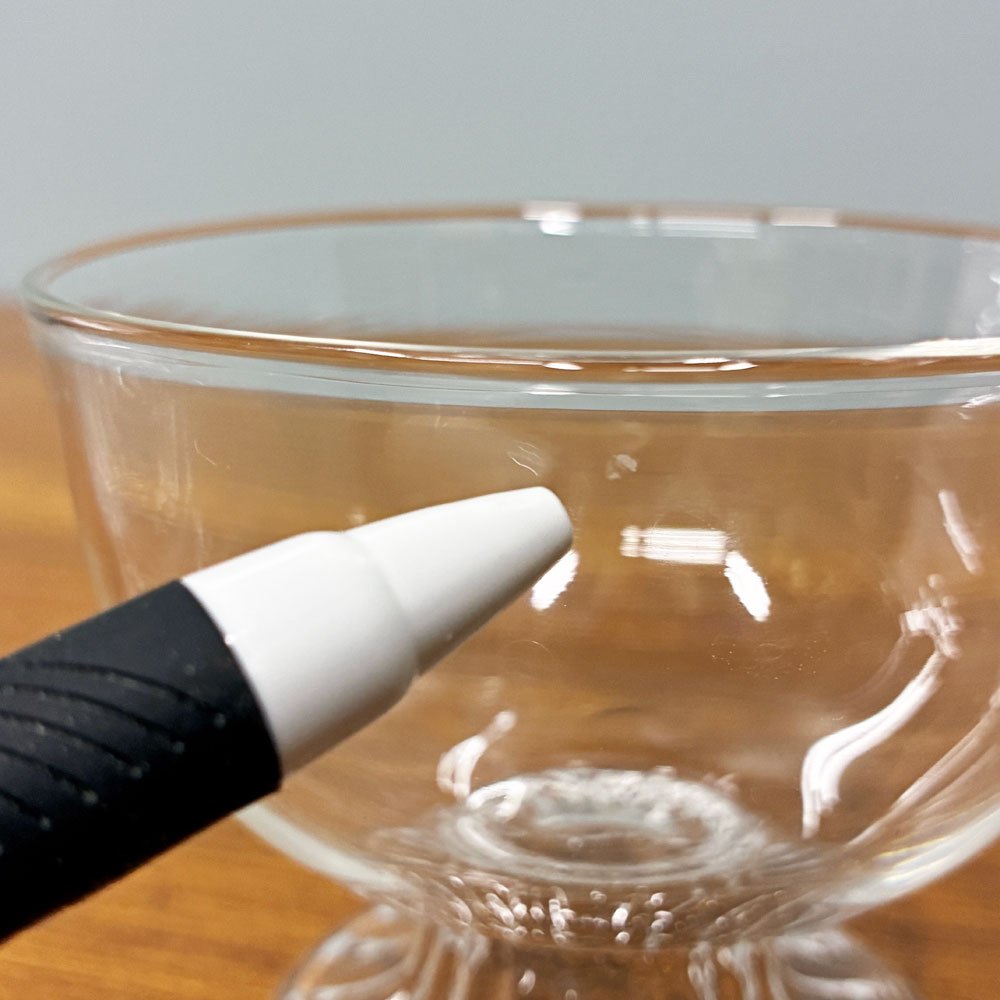 glass atelier えむに ガラス クリアの蓋物 蓋Flow 現代作家 B ◎