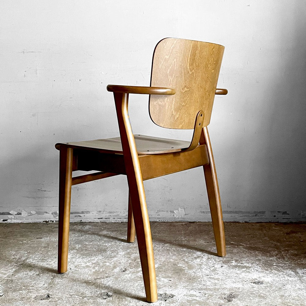 アルテック artek ドムスチェア Domus Chair ダイニングチェア ハーフアーム バーチ材 ウォールナットステイン スコープ SCOPE別注 イルマリ・タピオヴァーラ 北欧 フィンランド 定価￥128,700- ■