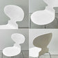 フリッツハンセン Fritz Hansen アントチェア アリンコチェア 4本脚 カラードアッシュ ホワイト アルネ・ヤコブセン デンマーク 北欧家具 ●