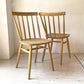 クラッシュゲート CRASH GATE イージーライフ Easy Life マルケッシュ サイドチェア MARUKECH オーク材 スティックバック 定価￥27,500- A ★