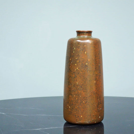 サクスボー Saxbo フラワーベース model 205 ブラウン H18.2cm エバ・ステア・ニールセン Eva Staehr Nielsen デンマークビンテージ ◎
