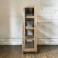 オールドメゾン old maison ガラスキャビネット Glass Cabinet No.OMU849N オープンシェルフ ディスプレイケース 飾り棚 4段 W50cm マンゴー材 ◎