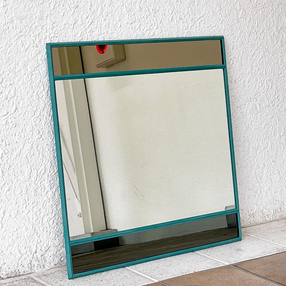 マジス MAGIS ヴィトレイル VITRAIL ウォールミラー 50×50cm グリーン 壁掛け ミラー インガ･センペ イタリアモダン 未使用品 定価￥89,100- ◇