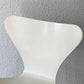 フリッツハンセン Fritz Hansen 3107 セブンチェア ラッカー ホワイト スタッキング アルネ・ヤコブセン デンマーク 北欧家具 A ◇