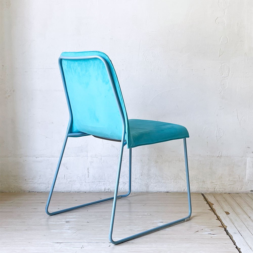 カッシーナ Cassina ixc. メンブレン MEMBRANE スタッキングチェア ダイニングチェア ブルー イタリア B ★