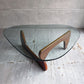 ヴィトラ vitra コーヒーテーブル Coffee Table イサムノグチ Isamu Noguchi ガラス天板 厚19mm ウォールナットフレーム ミッドセンチュリー 名作  参考定価￥514,800- ♪