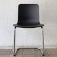 ヴィトラ Vitra ハル RE キャンチレバー HAL RE CANTILEVER ダイニングチェア ブラック ジャスパー モリソン 定価66,000円 B ◇
