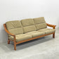 PJ furniture チーク無垢材 3pソファ 3シーター POUL JEPPESEN デンマークビンテージ 〓