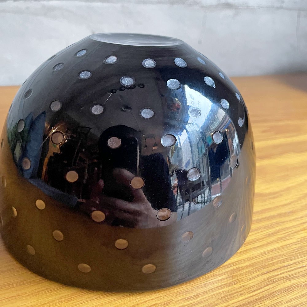 辻和美 Kazumi Tsuji おはち 深 ツブツブ ガラスボウル 鉢 Φ15×9.5cm ファクトリーズーマー factory zoomer 現代作家♪