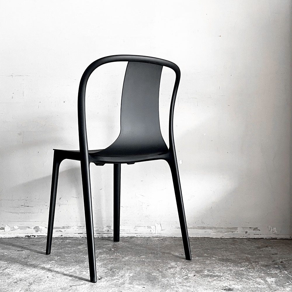 ヴィトラ Vitra ベルヴィルチェア Belleville Chair ダイニングチェア スタッキングチェア ディープブラック ロナン & エルワン・ブルレック B ■