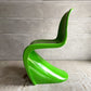 パントンチェア Panton Chair ヴェルナー・パントン Panton スペースエイジ FRP樹脂 スタッキングチェア ミッドセンチュリー グリーン リプロダクト品 ♪
