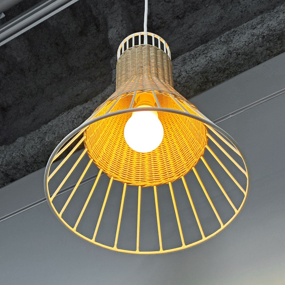 イデー IDEE リリウム ランプ S LILIUM LAMP S  ペンダントライト ラタン ナチュラルテイスト 定価￥29,900- ◎