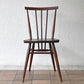 アーコール Ercol スティックバックチェア ダイニングチェア エルム材 UKビンテージ Vintage 英国家具 ◇