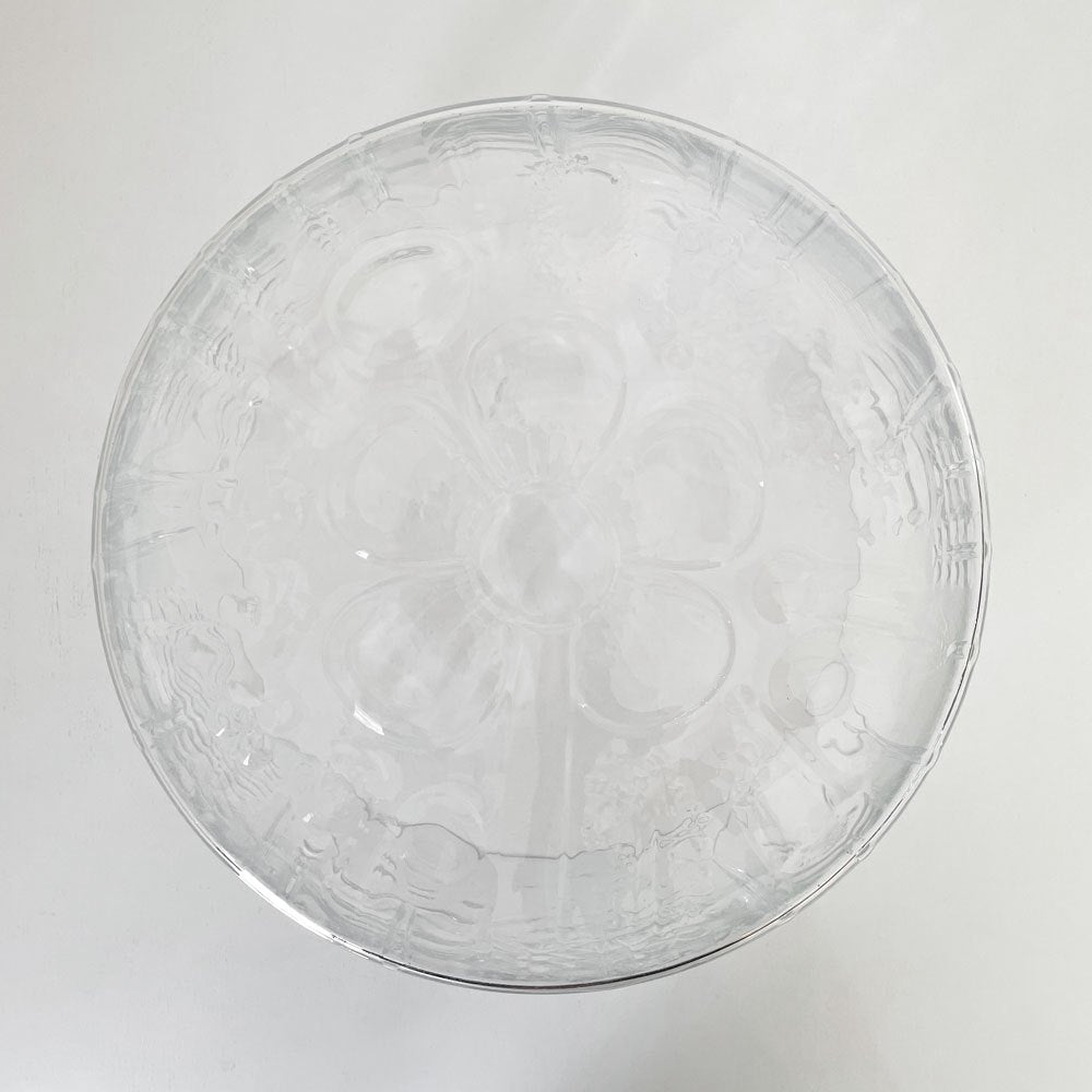 イッタラ iittala フローラ Flora ボウル クリア 25cm 特大 ヌータヤルヴィ スコープ別注 オイバ・トイッカ フィンランド 北欧雑貨 廃番 ◎