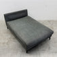 リラックスフォーム RELAXFORM グラシエーロ GLACIERO シェーズロング W100cm プライムレザーテックス モードグレー 関家具 定価￥90,000- 〓