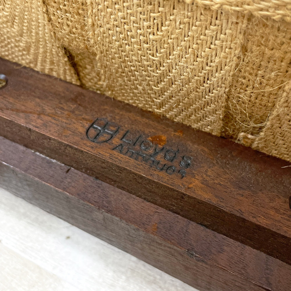 UKビンテージ UK Vintage マホガニー材 ダイニングチェア ファブリックシート クラシカル 英国家具 アンティーク ロイズアンティークス Lloyd's Antiques 購入品 B ●