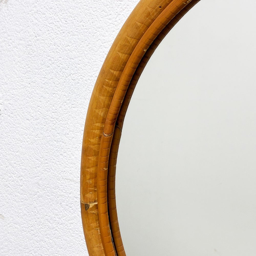 シカ デザイン Sika Design エラ ミラー Ella Mirror デンマーク ラタン材 引っ掛けラウンドミラー アクタス ACTUS取り扱い ●